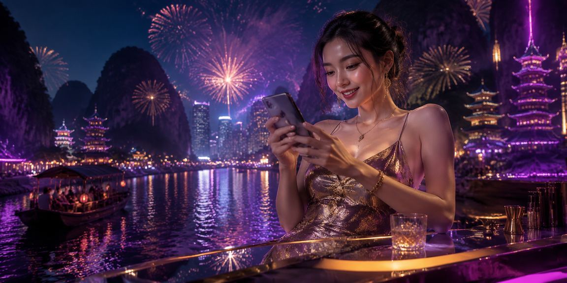 Không khí sảnh Baccarat neon rực rỡ tại Sài Gòn với người chơi theo dõi kết quả