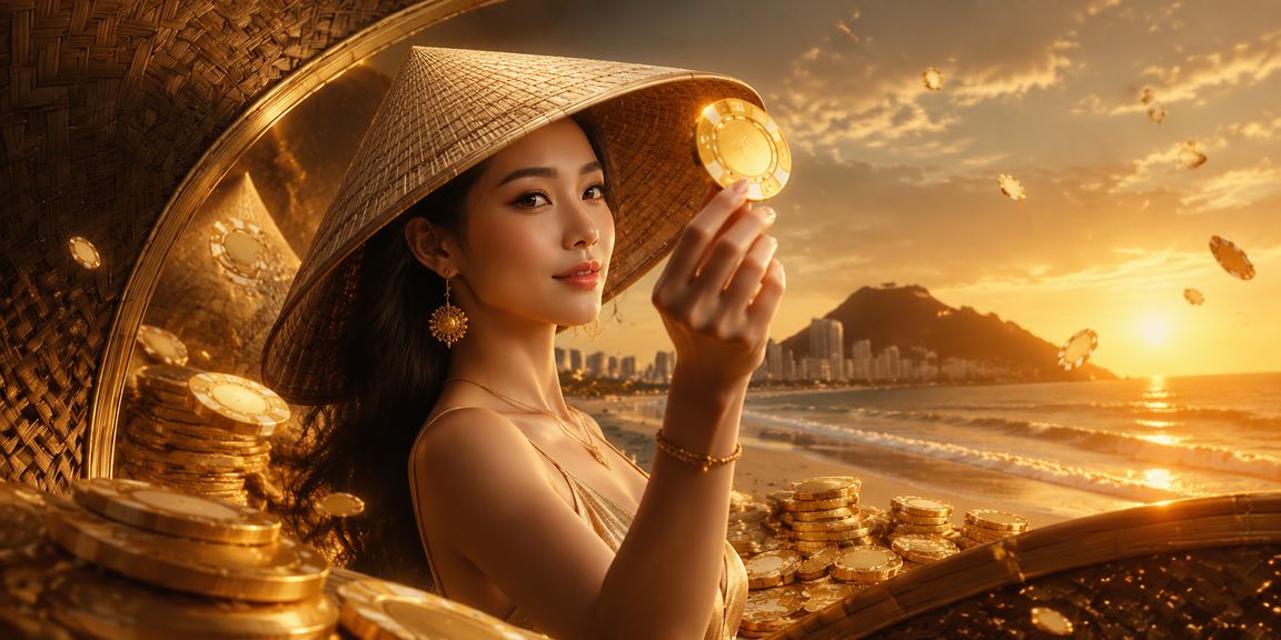 Người chơi đội nón lá đặt cược tại casino bên bờ biển Vũng Tàu